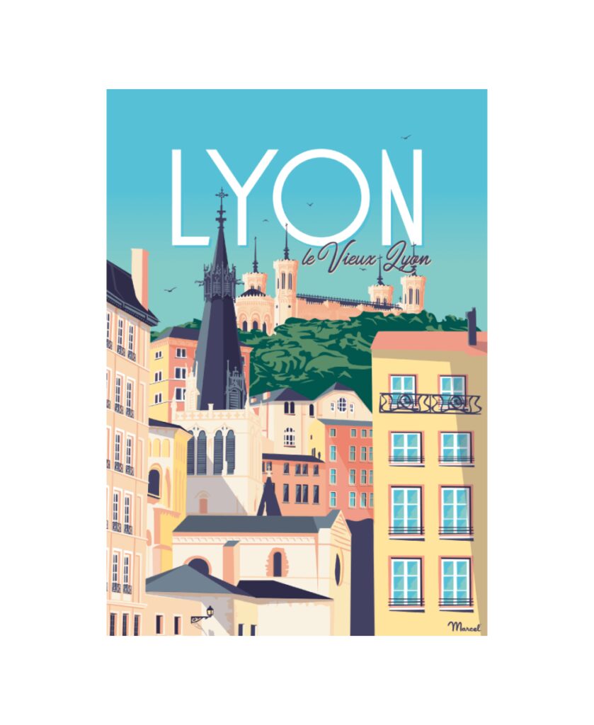 Affiche Vieux Lyon