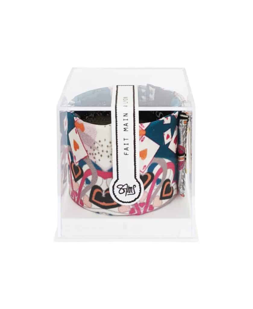 Bracelet de soie jeu de cartes