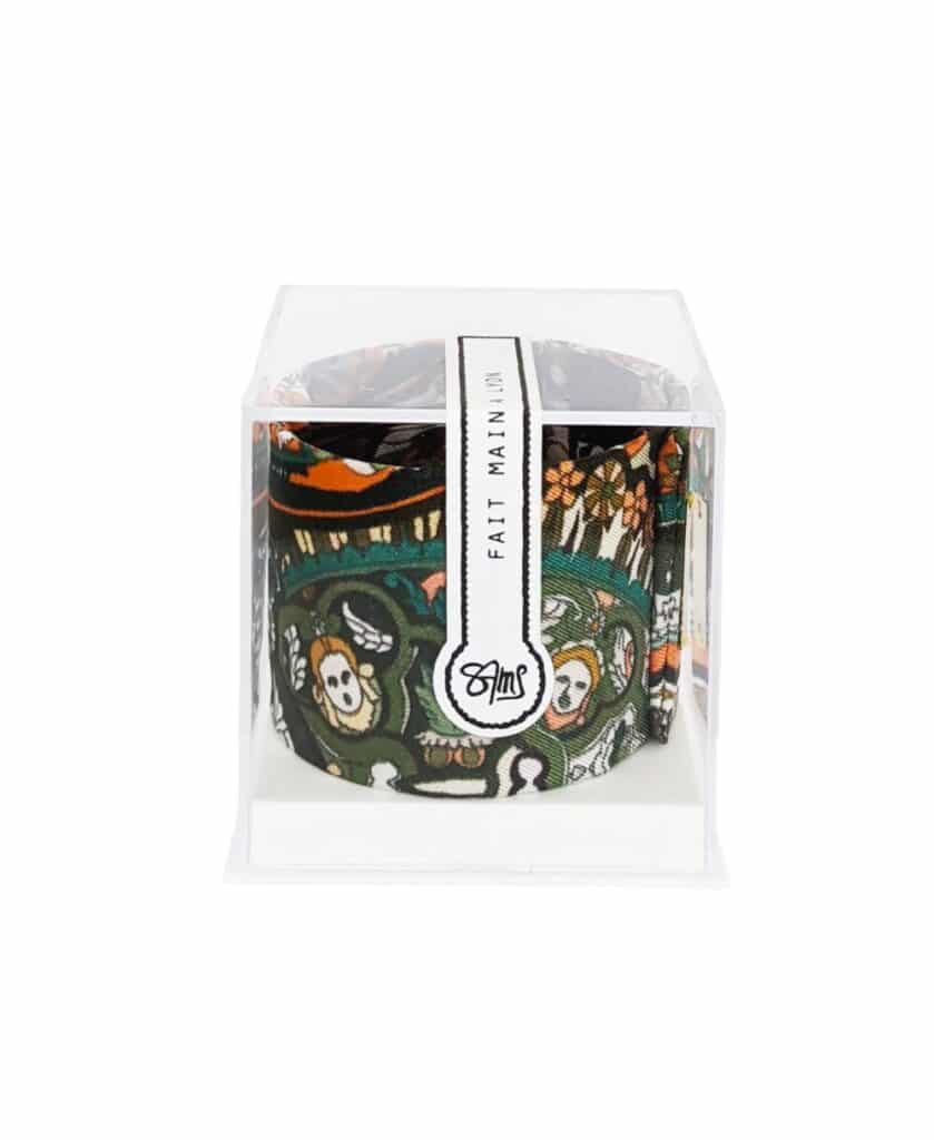 Bracelet de soie peinture