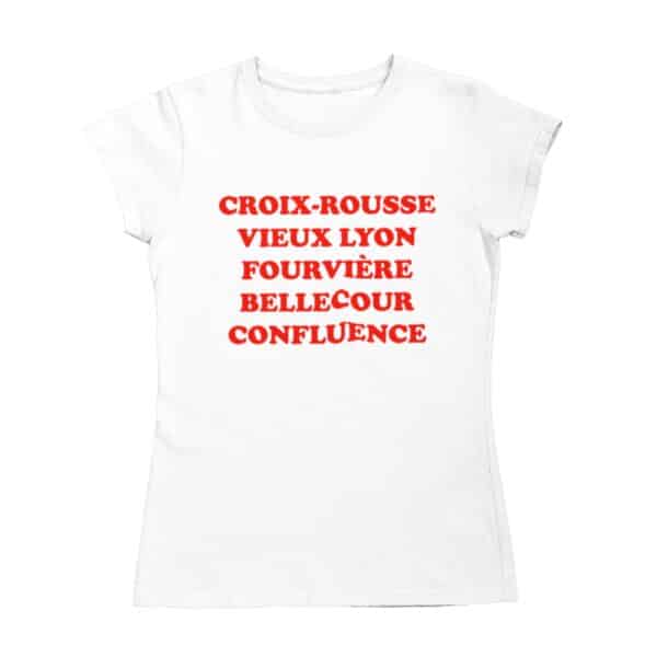 Tee-shirt Quartiers emblématiques Lyon